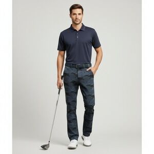 Men's Edwin Golf Camo Pants Size‎ XL Slim Fit Flat Front Trousers